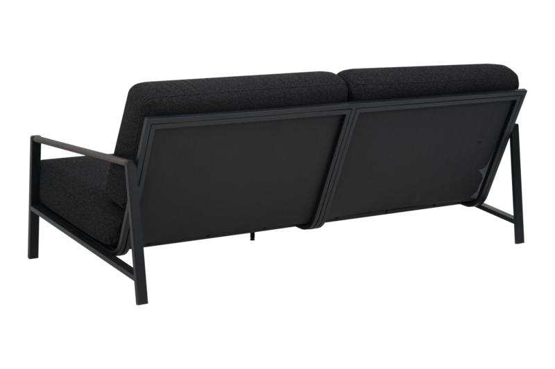 Lyra 2,5 sæder sofa  Sort/Teddy Black