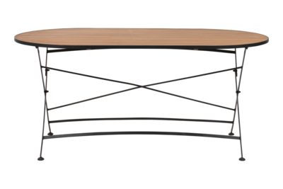 Brewer spisebord Sort/teak