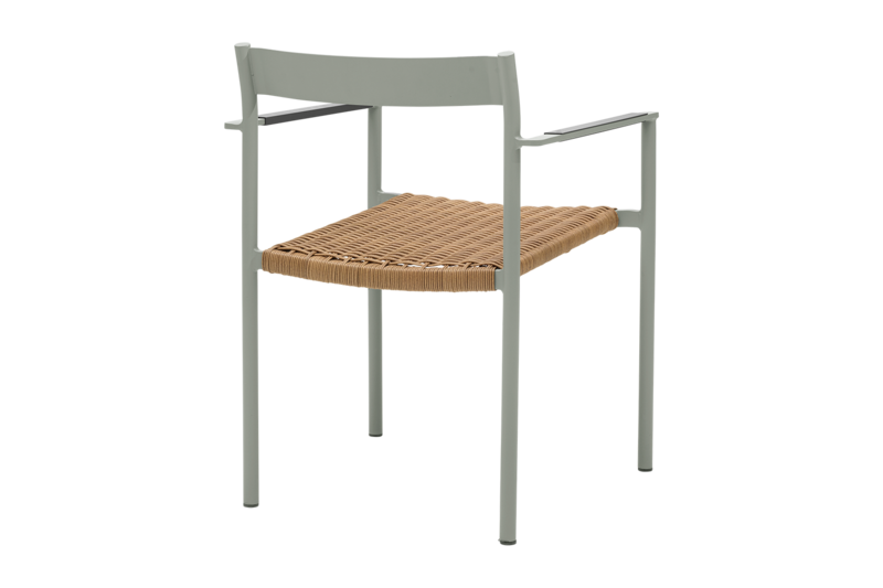 DK spisebordsstol Light Grey/Natur