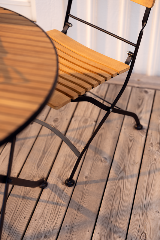 Brewer spisebordsstol Sort/teak