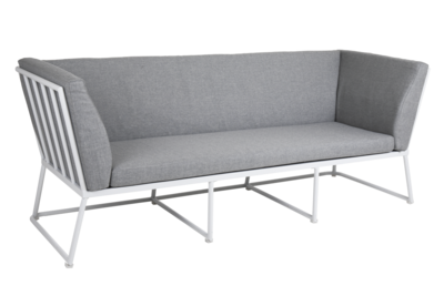 Vence 3-personers sofa Hvid/Pearl grey