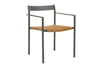 DK spisebordsstol Nordic Green/Natur