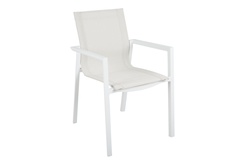 Delia stol med armlæn White_Offwhite