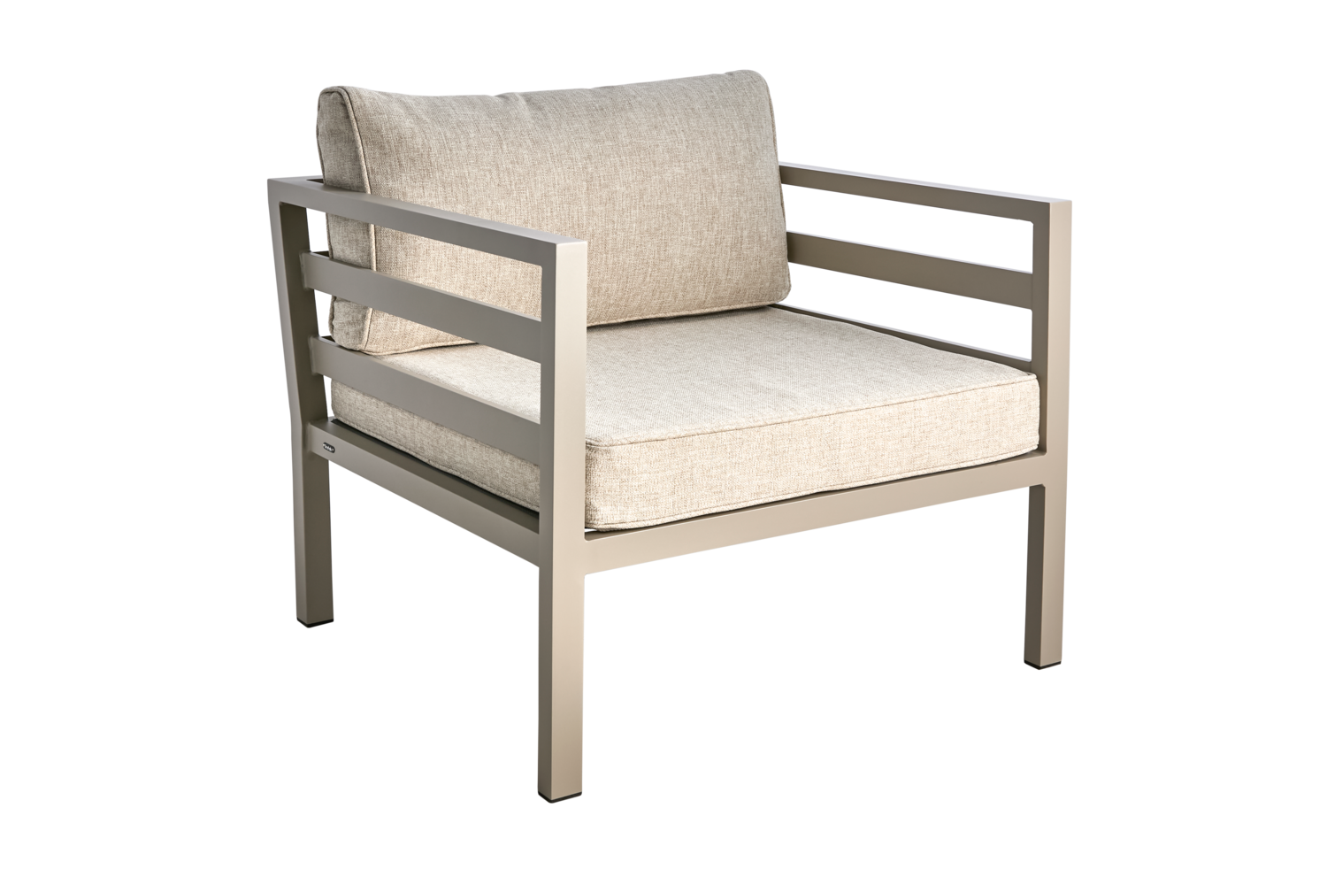 Weldon lænestol Khaki/Sand