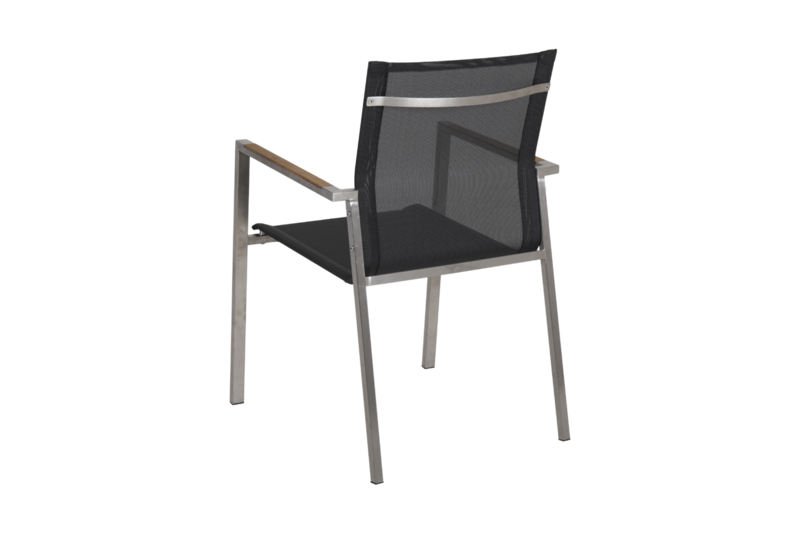 Naos spisebordsstol Natur/grå