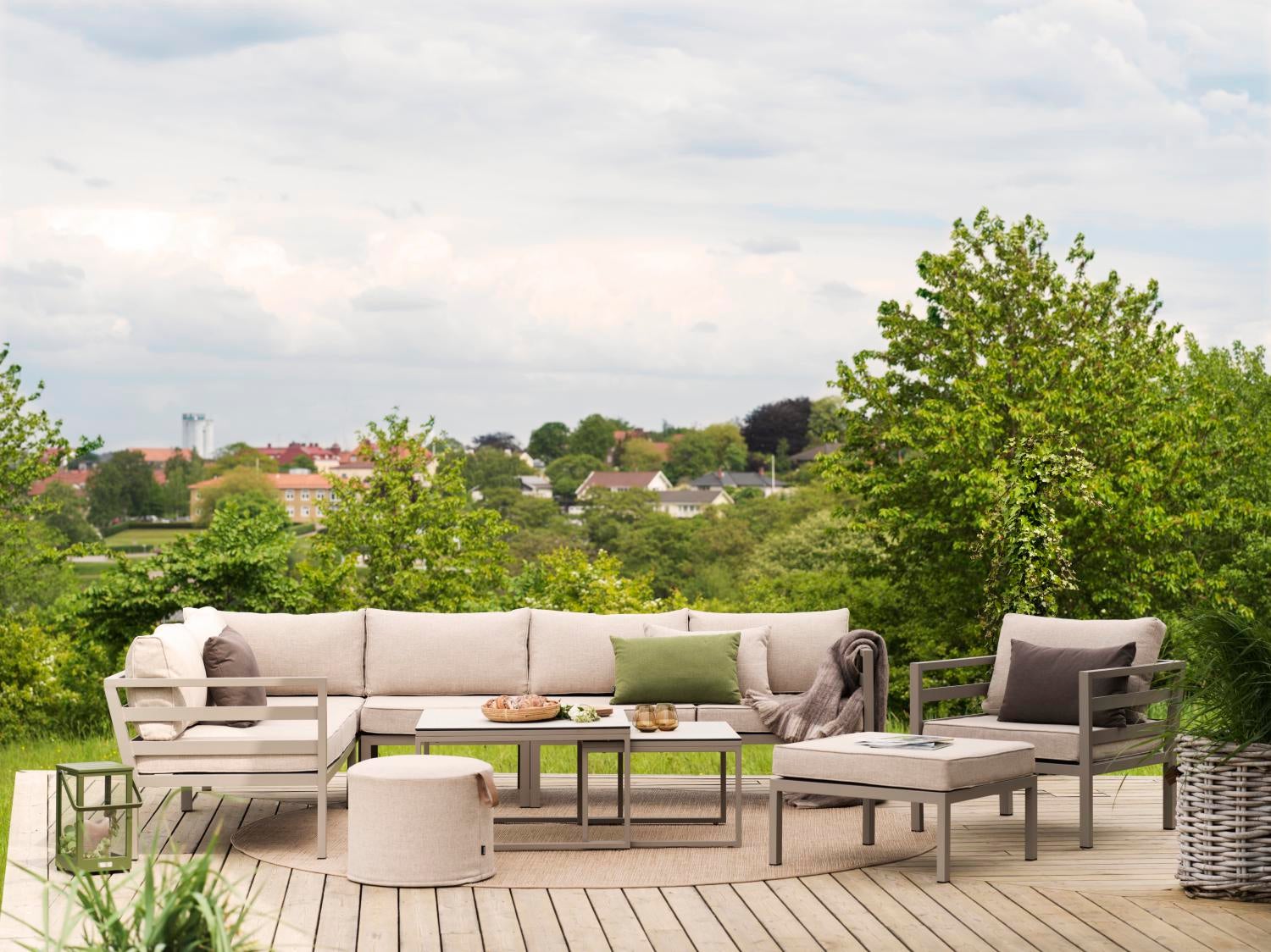 Weldon loungesæt Khaki/Sand