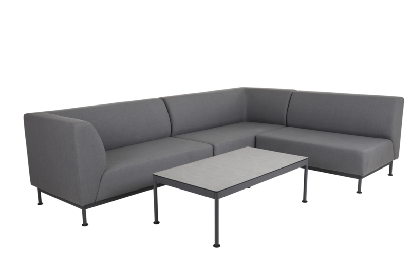 Norrsken 2-personers sofa Antracit/Silver lining