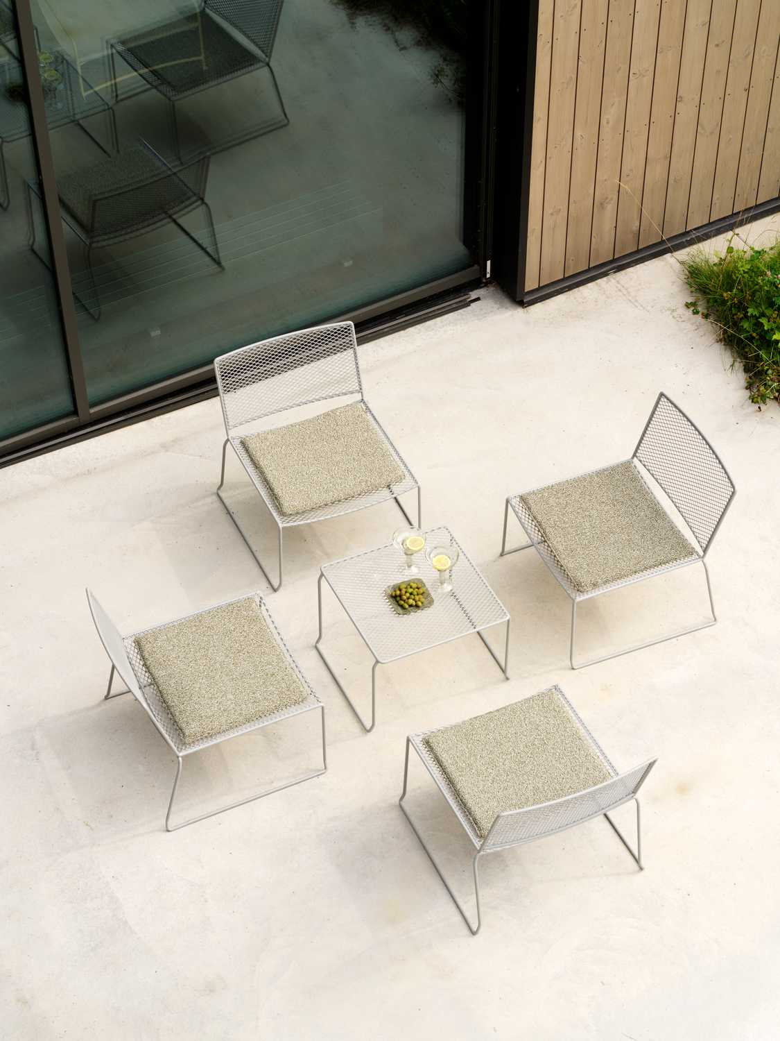 Frisk seat cushion Teddy Verde