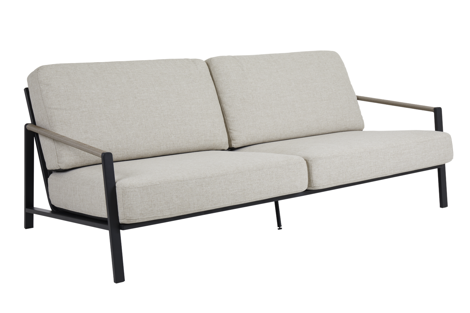 Lyra 2,5 sæder sofa  Black/sand