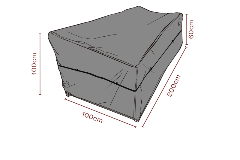 Møbelovertræk sofa Sort