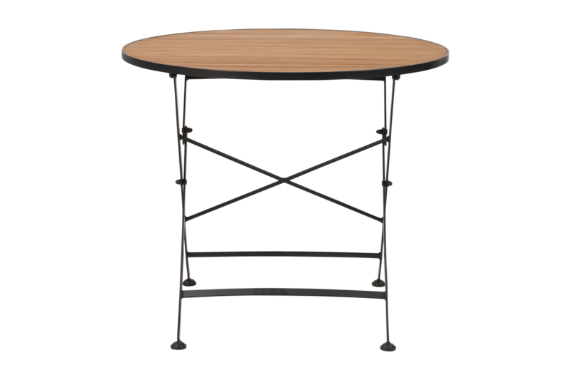 Brewer spisebord Sort/teak