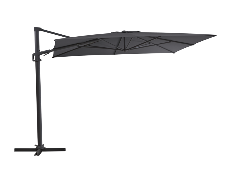 Vinovo frithængende parasol Antracit/grå