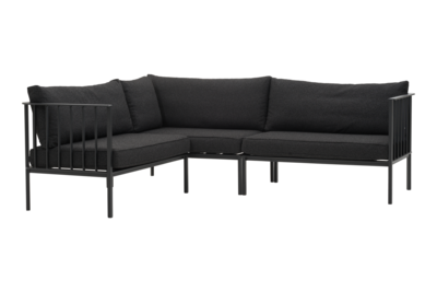 Upper loungesæt Sort/Teddy Black