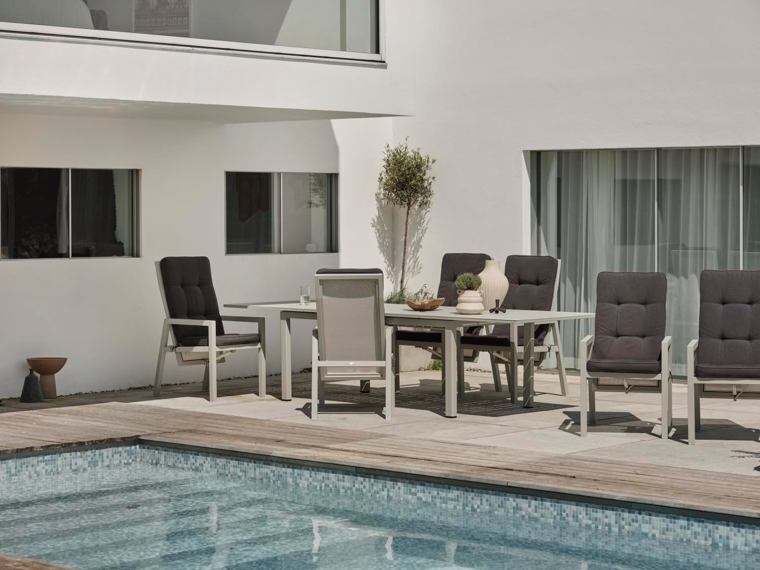 Newfort positionsstol Light Grey/Off-White