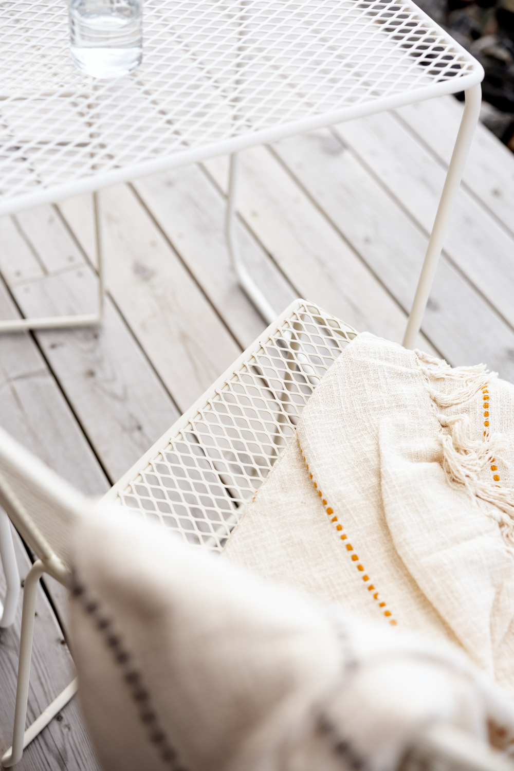 Haru spisebordsstol Pearl white