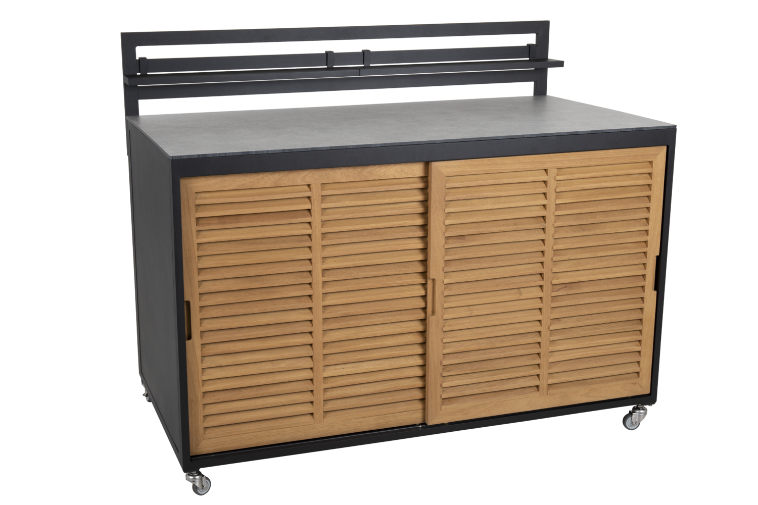 Fornax udekøkken Sort/teak