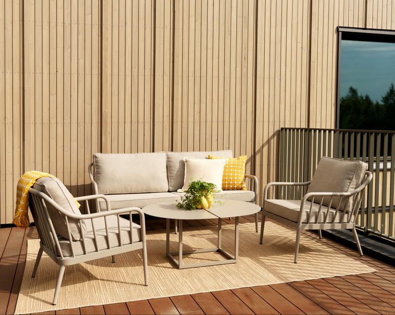 Coleville 3-personers sofa Khaki/Burlap Beige