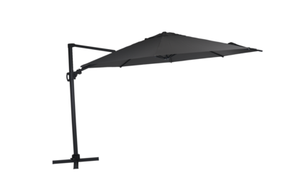 Varallo frithængende parasol Antracit/grå