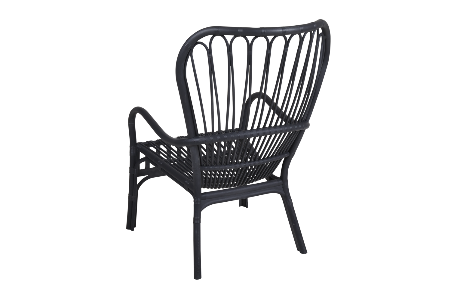 Waltz lænestol Sort