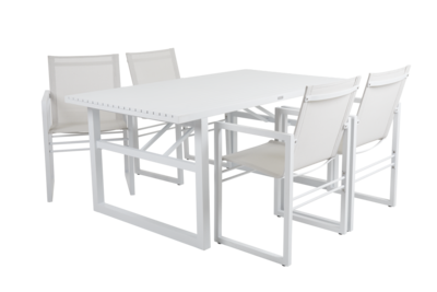 Vevi spisebordsstol Hvid/hvid