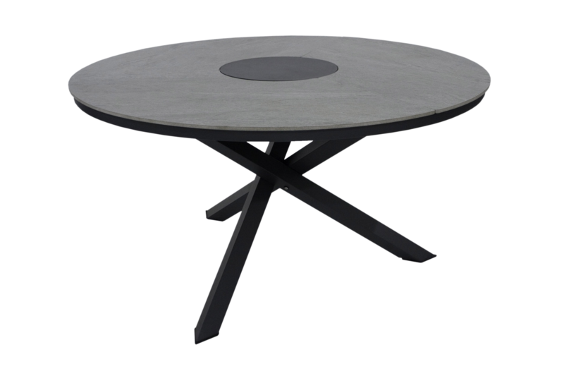 Kenora spisebord Antracit/grå