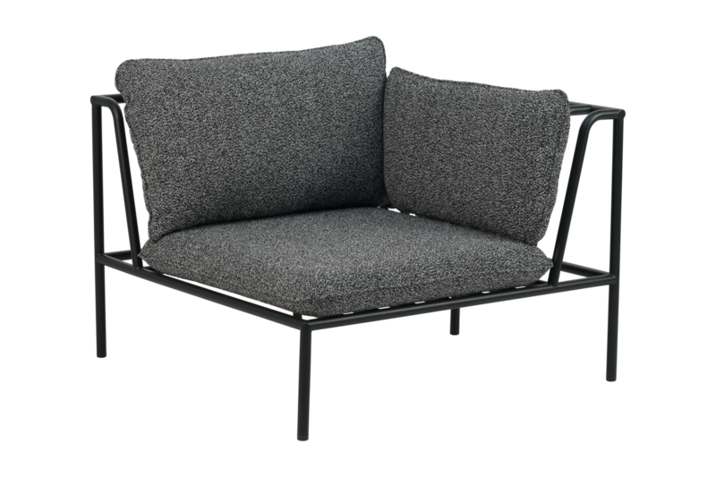 Collier hjørne Sort/Teddy Ant