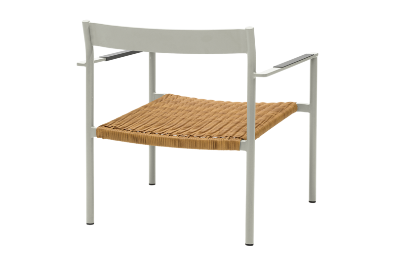 DK loungestol Light Grey/Natur