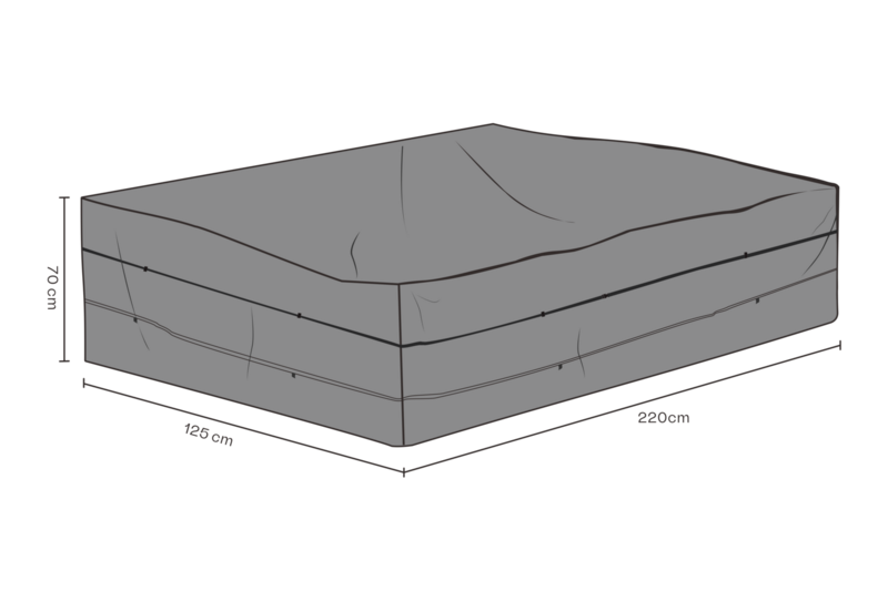 Møbel cover sofa Black-Breathable