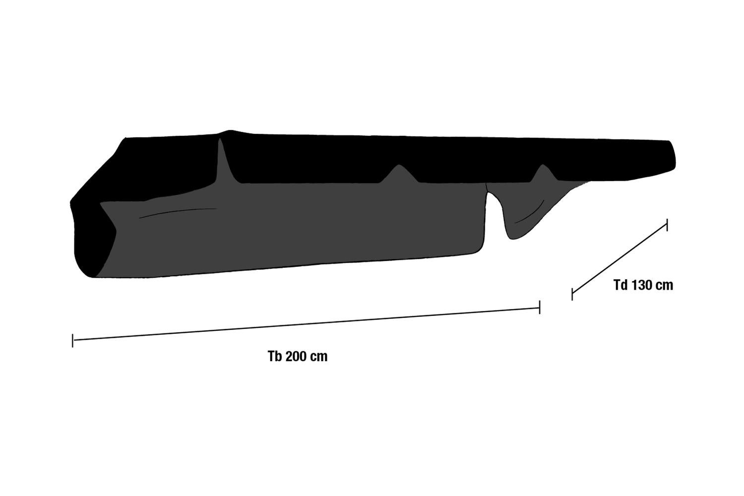 Bonn tag til hængesofa Sort