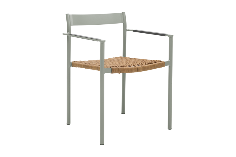 DK spisebordsstol Light Grey/Natur