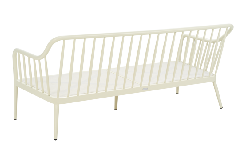 Coleville 3-personers sofa Pearl White/Dot Beige