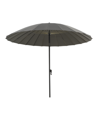 Shanghai parasol Aluminium/grå