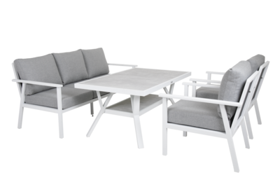 Samvaro sofabord Hvid/grå