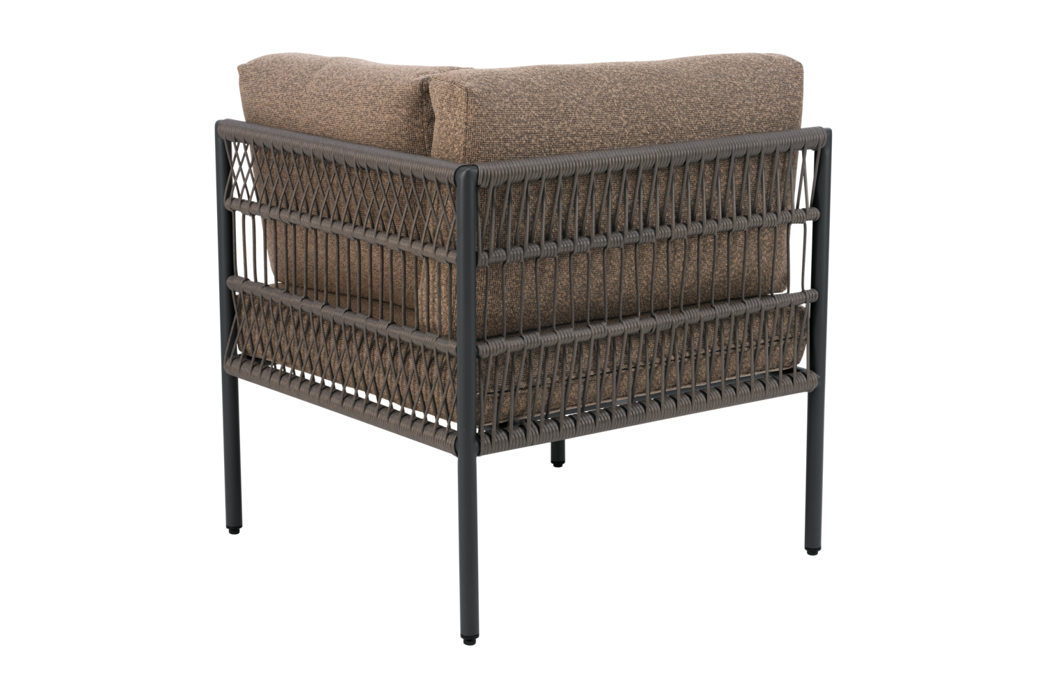 Reno hjørne Svart/Raw Peanut