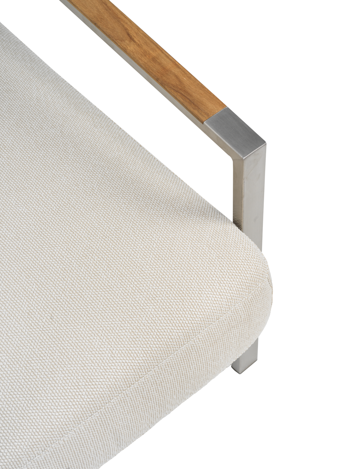 Naos lænestol Stainless Steel/Dot Beige