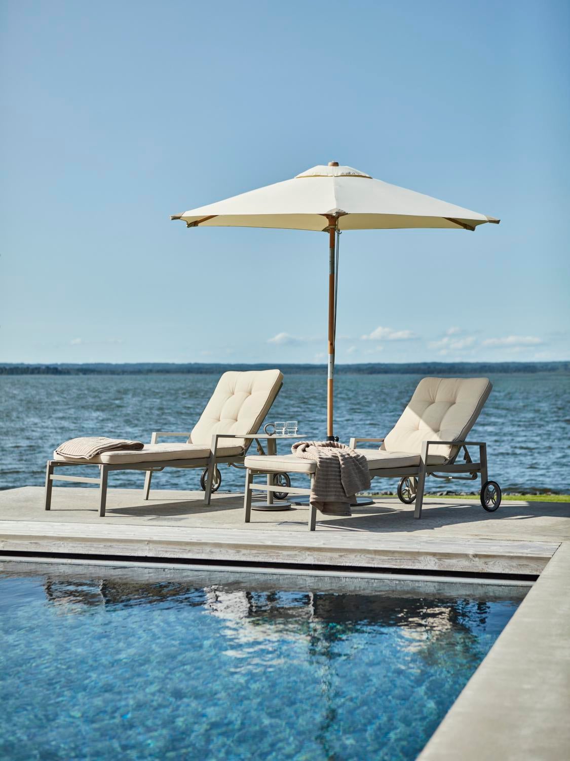 Leone hvileseng Khaki/Off-white