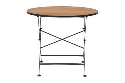 Brewer spisebord Sort/teak