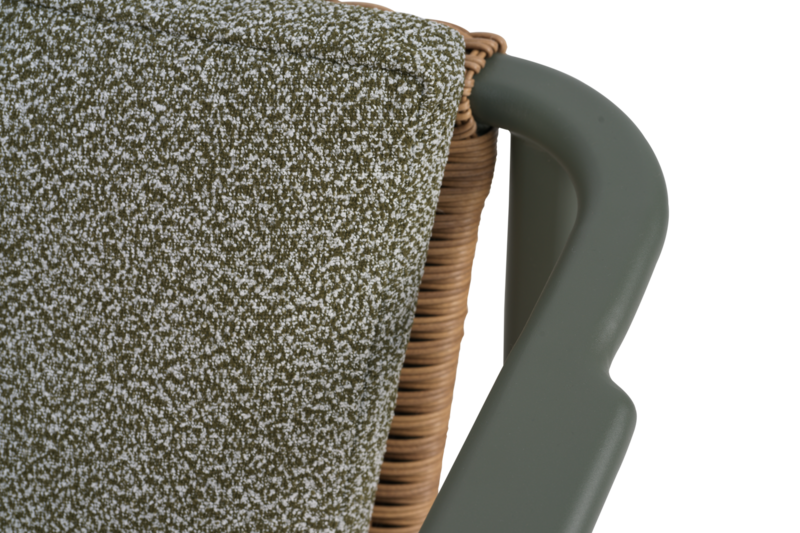 Motty lænestol Nordic Green/Teddy Verde