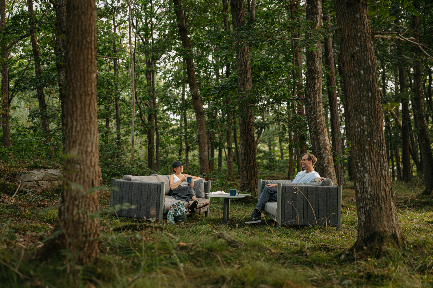 Brad 2,5 sæder sofa  Nordic Green/Charcoal Grey