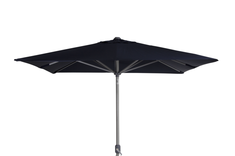 Andria parasol Sølv/blå