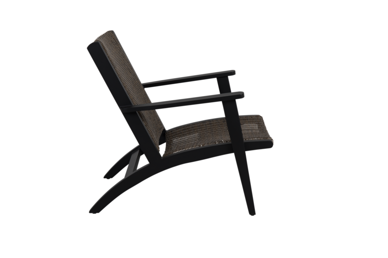 Kira loungestol Black_rustic
