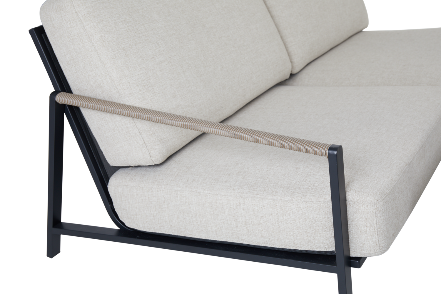 Lyra 2,5 sæder sofa  Black/sand