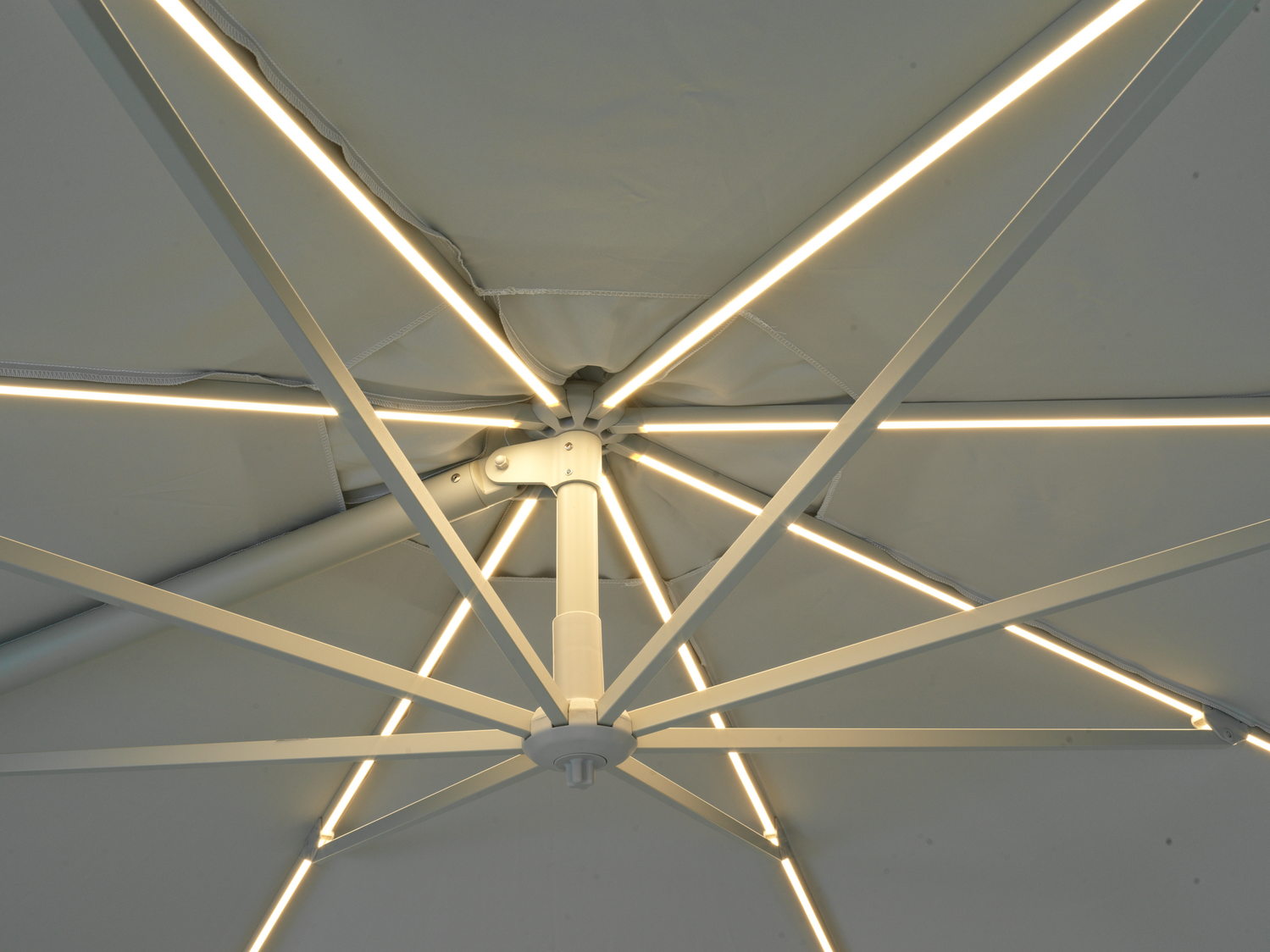 Cilento parasol Light Grey/Khaki