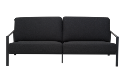 Lyra 2,5 sæder sofa  Sort/Teddy Black