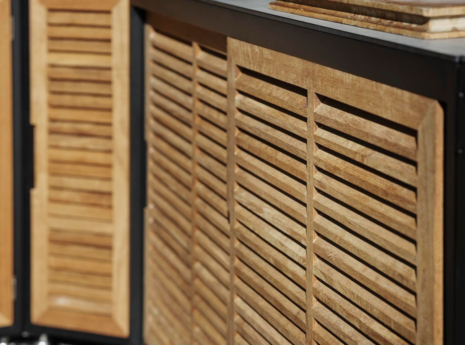 Fornax udekøkken Sort/teak