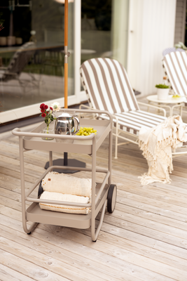 Arts hvileseng Soft White/Beige Stripes