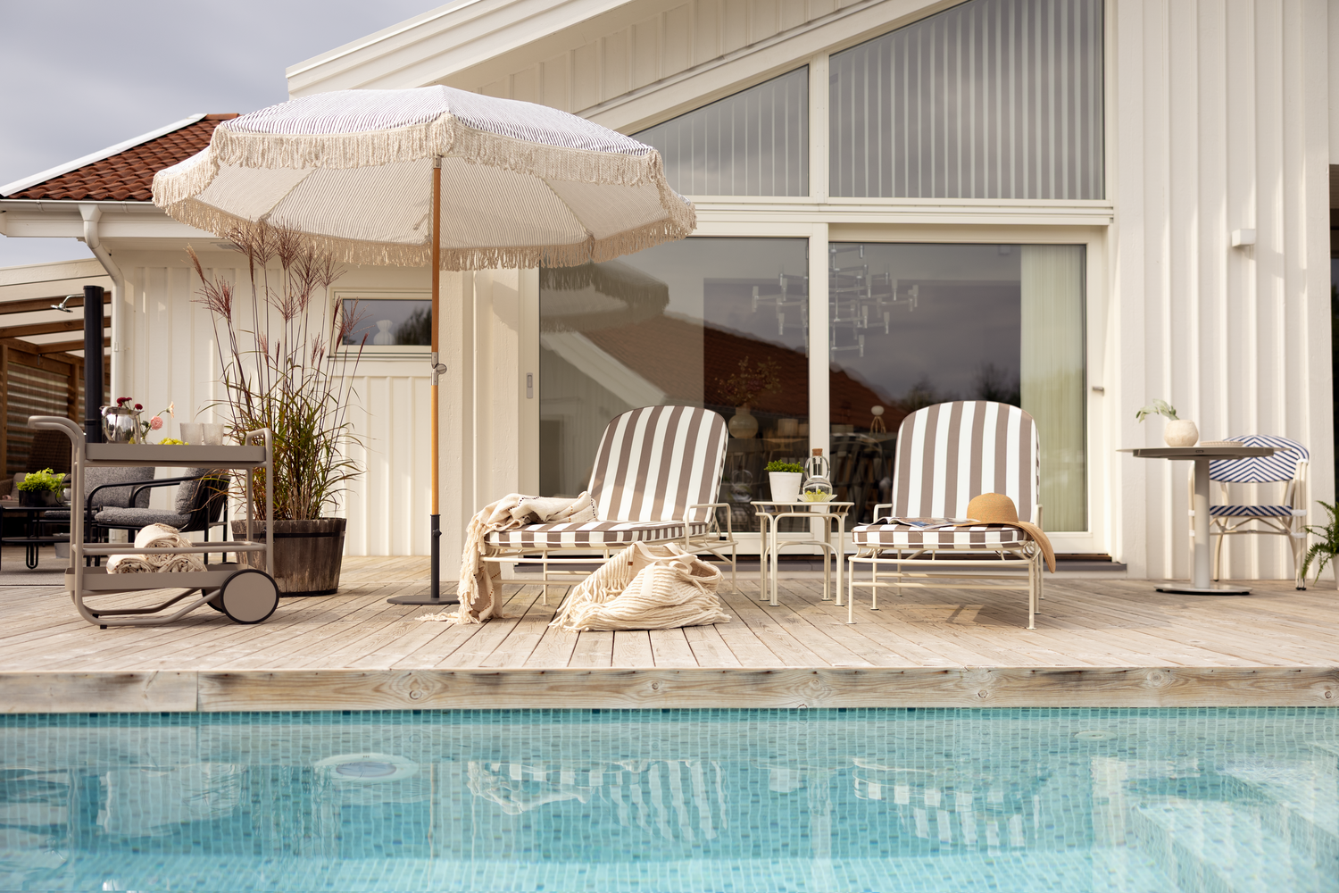 Trolly serveringsvogn Khaki