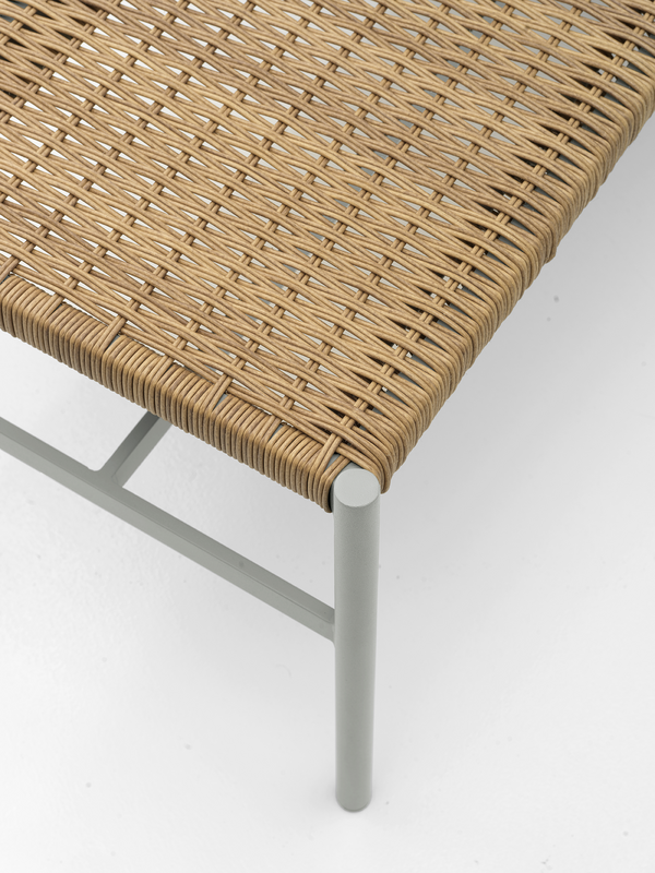 DK bænk Light Grey/Natur