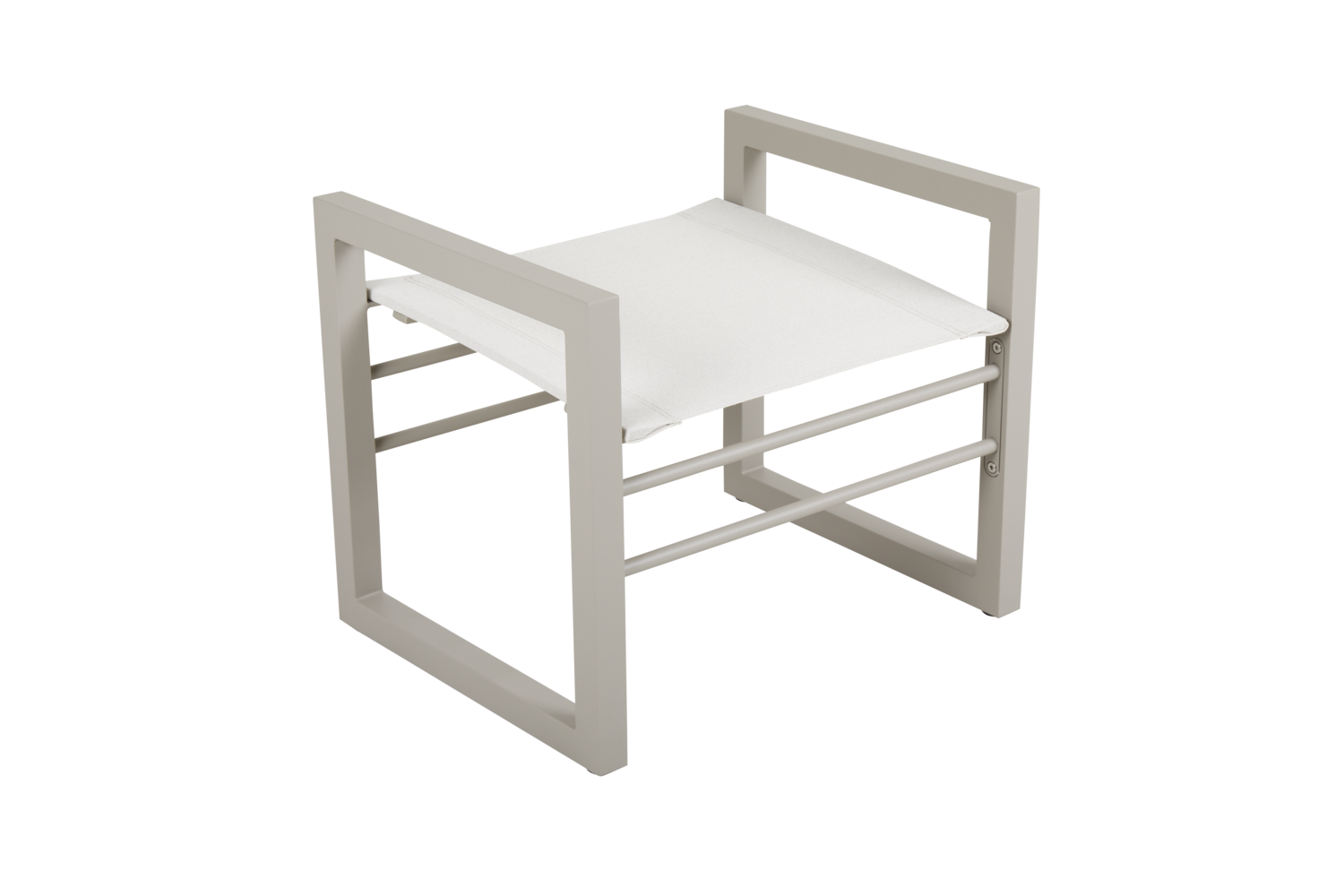 Vevi fodskammel Khaki/Off-white