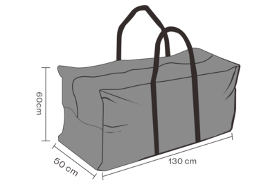 Møbel cover hyndetaske Black-Waterproof